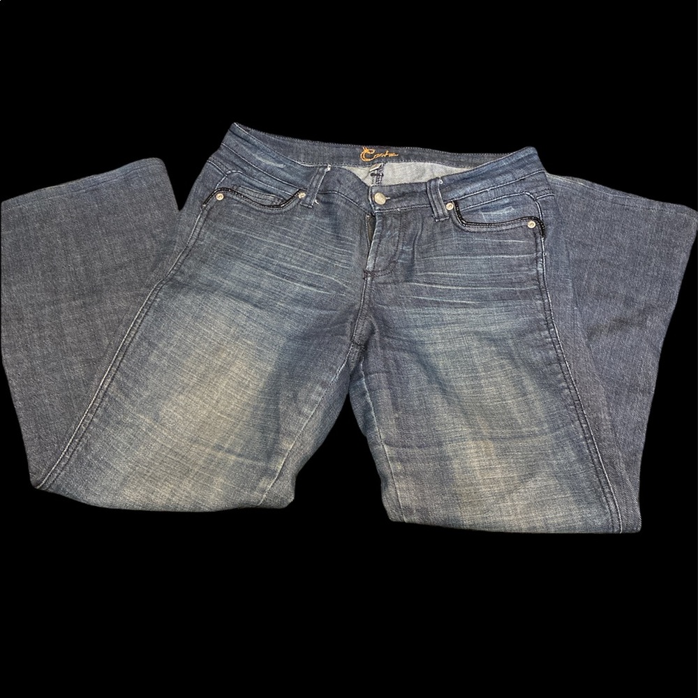 Cache low‎ rise flare jeans